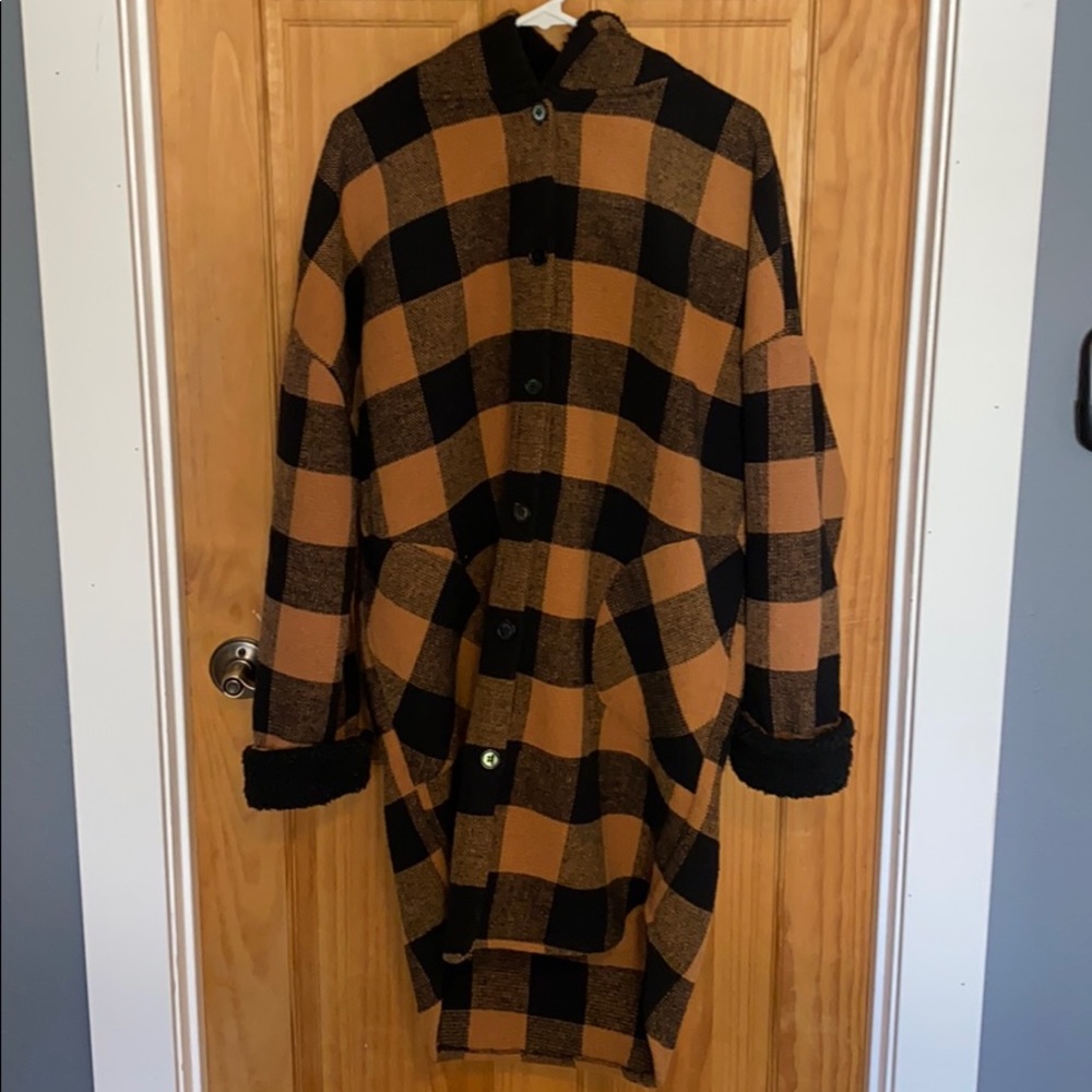 Oversized sweater jacket